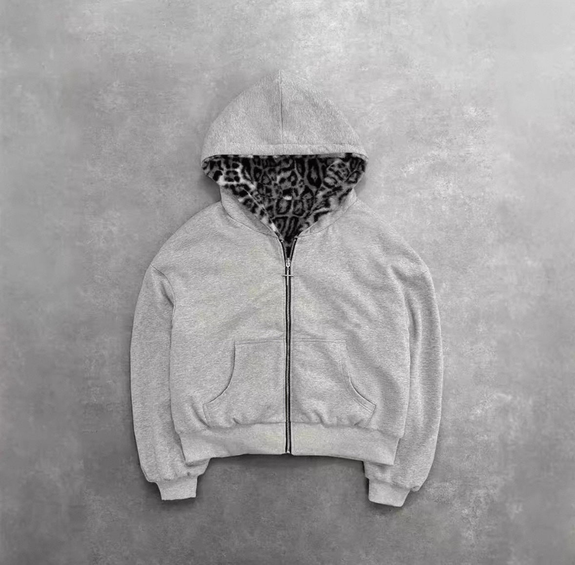OG Leopard Prind Reversible & Fuzz Hood Hoodies
