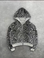 OG Leopard Prind Reversible & Fuzz Hood Hoodies